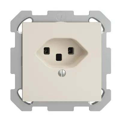 Presa INC EDIZIOdue T23 16A crema, morsetti a vite 