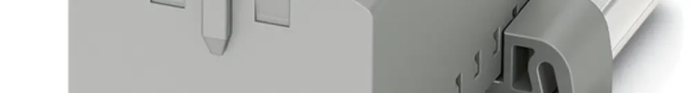 Verteilerblock Phoenix Contact PTFIX 6×2.5mm² waagrecht für NS 35, grau 