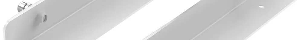 Étrier de fixation DOTLUX LIGHTBEAM acier 345×50×40mm blanc jeu de 2 