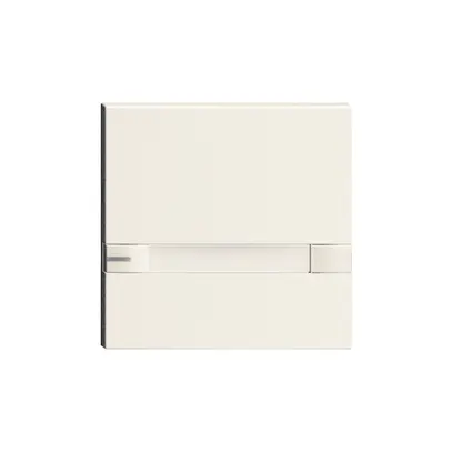Touche 1/1 KNX/électron.a.LED+ pap.EDIZIOdue comm.2×blanc 