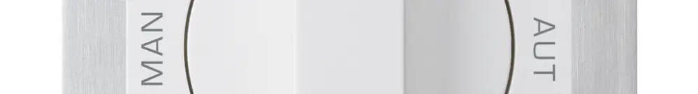 UP-Drehschalter 0-Man-0-Aut. kallysto 2/1L weiss mit Drehgriff 