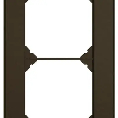 UP-Abdeckrahmen EDIZIO.liv SNAPFIX® 4×1/1×4 96×276mm br 