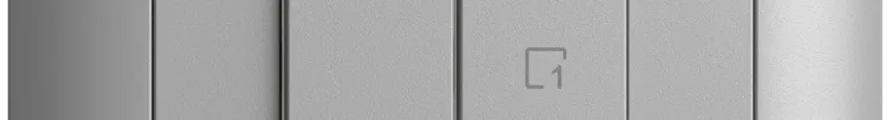 Station secondaire ENC 1K/2T pour interrupteur scène Edue Wiser silver 