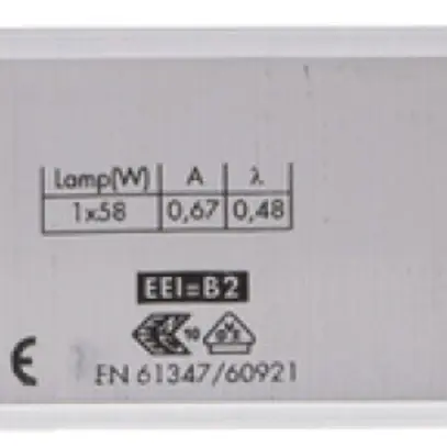 Ballast électromagnetico MH 1×58W, T8, T12, T-U 