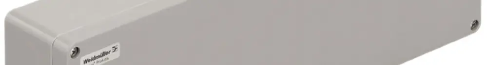 Scatola poliestere Weidmüller POK 560×160×90mm fibre di vetro grigio argento 