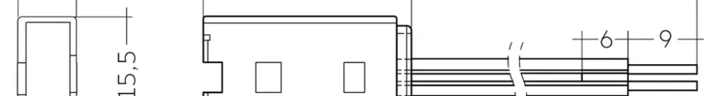 Connettore Tridonic per fascia luminosa LLE FLEX IP67 EXC2, destra, 2pz 