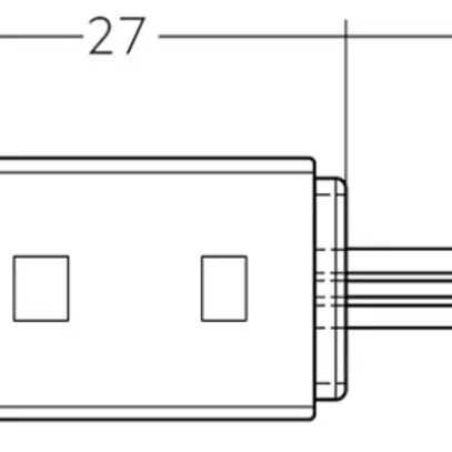 Connettore Tridonic per fascia luminosa LLE FLEX IP67 EXC2, destra, 2pz 