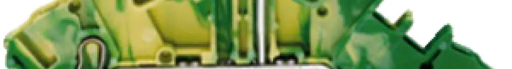 Doppelstockklemme WAGO TOPJOBS PE 2.5mm² grün/gelb 