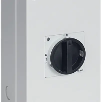 Interruttore di carico AP K&N 80A/400V 0/4L, N-avanzato, ne/gr 