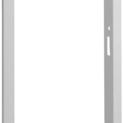 Cornice senza porta Hager volta 4-file 348×755×9mm IP30 bianco puro 