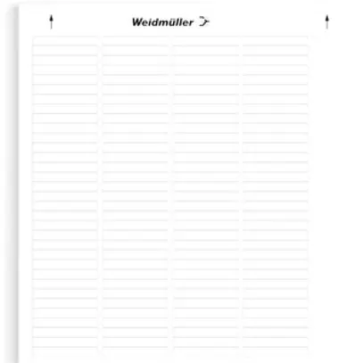 Étiquette p.marqueur d'appareil WM LaserMark MT300 auto-adhésive 40×6mm blanc 
