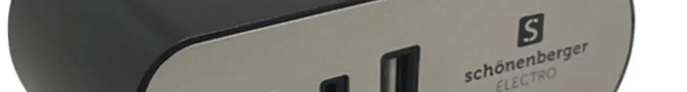Prise de charge USB appareil mobile 1×USB-A 3×USB-C 120×45×71mm 