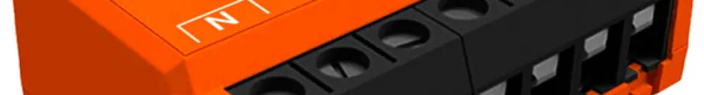 Ingresso binario RF INS Shelly i4 Gen3 4×ingr BLE/Wi-Fi 110…240V AC arancione 