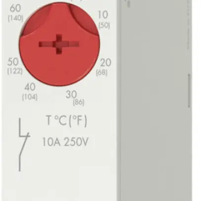 Contrôleur de température 1O 10A 0°…60°C 
