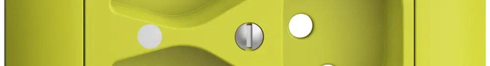 Kit frontal ENC EDIZIOdue lemon 88×88mm 3×T13, lentille, 