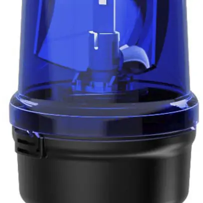 Lampada rotante LED WERMA 885 115…230VAC montaggio su tubo blu 