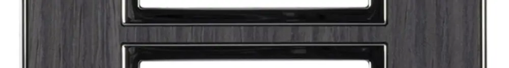En-tête ENC Legrand Arteor 2×1 vertical 92×157mm Grey Oak 