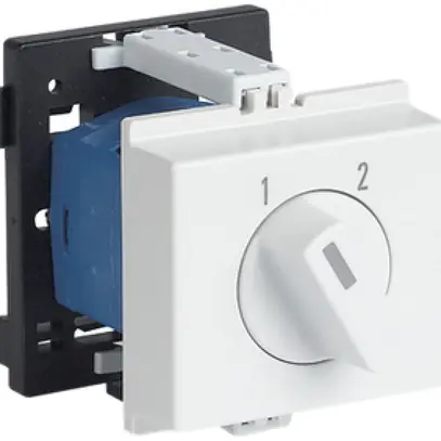 REG-Drehschalter K&N, 20A/690V 3/3L, Griff hgu, "1-2" 