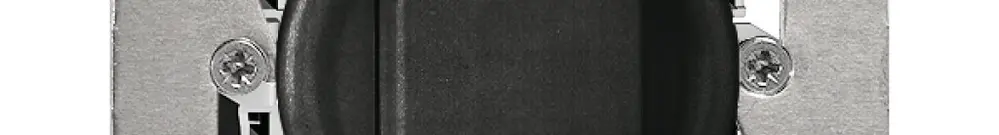 Contact à poussoir ENC FH AR PM 2L noir 