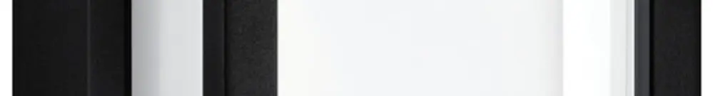 LED-Wandleuchte Philips Pyrona 12W 1500lm 827 IP44 schwarz 