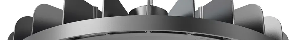 Proiettore capann.LED DOTLUX LIGHTSHOWERdob 150W 19800lm 850 IP65 120° Ø296 ne 