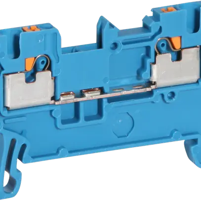 Durchgangsreihenklemme Push-In CLIPLINE 0.14…1.5mm² blau 