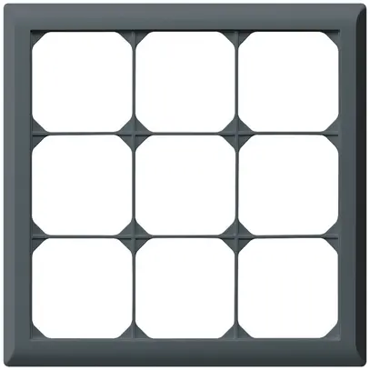 Telaio di copertura INC kallysto.line 3×3 antracite 212×212mm 