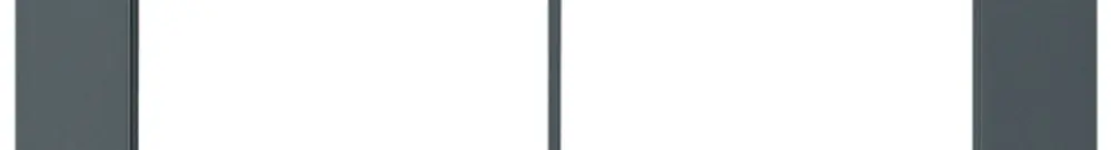 Cadre de recouvrement ENC kallysto.trend 3×2 anthracite 154×214mm 