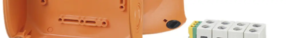 Scatola di derivazione AP 5 poli 1.5…6mm² arancione 