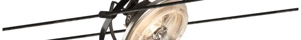 Strahler SLV QRB für TENSEO, G53 35W schwenkbar IP20 schwarz 