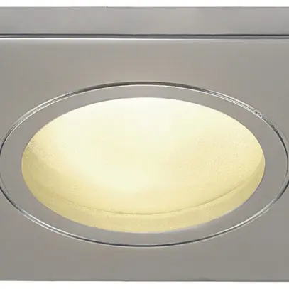 Plafoniera INS SLV DOLIX OUT SQUARE GU10 50W IP65/20 68mmØINS cromo opaco 