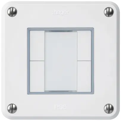 Poussoir ENC robusto C KNX 4× s/e-link blanc 