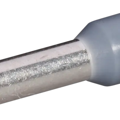Embout de câble type A isolé 4mm²/12mm gris 