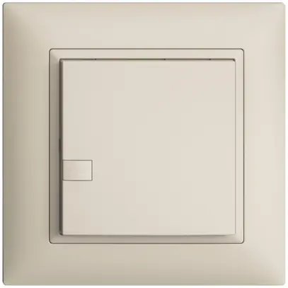 Pulsante INC KNX 1×EDIZIOdue crema RGB senza LED 