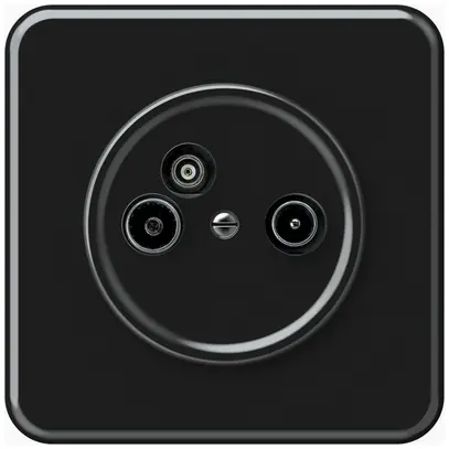 Presa antenna INC TV-R-dati origin presa terminale 10.5dB nero 