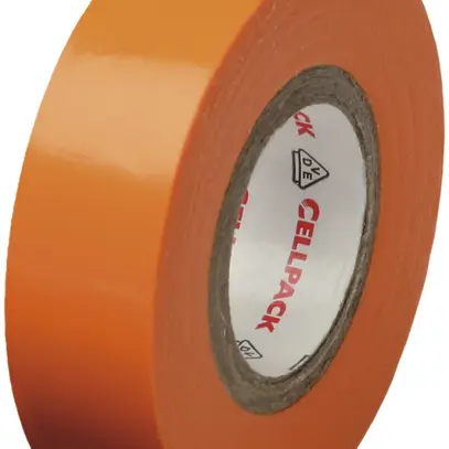 Nastro isolante Cellpack 128 15mm×10m arancione 