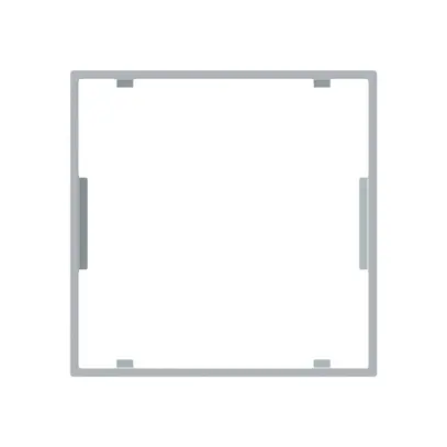 Cadre frontal KAL LED gris 
