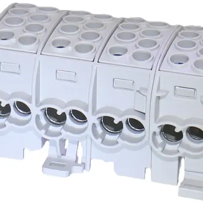 Blocco ripartizione tipo C 8×35/8×25mm² 125A CU grigio 