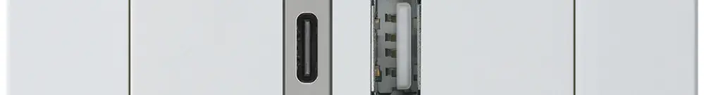 Presa di carica USB INC kallysto.pro 18W PD 1×tipo A 1×tipo C bianco 