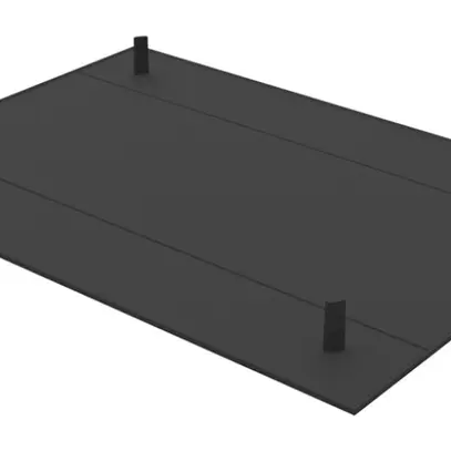 Placca di copertura per Multibox 306×226mm nero 