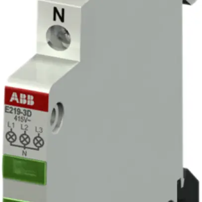 Avvisatore lum.AMD ABB LED verde, 415/230VAC, E219-3D 