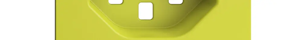Plaque frontale EDIZIOdue 23 lemon 