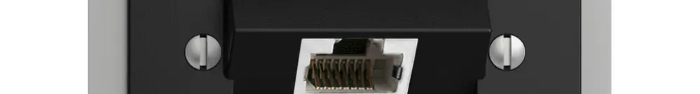 Presa INS 1×RJ45/s 4P ITplus EDIZIOdue nero 