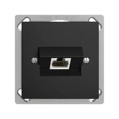 Presa INS 1×RJ45/s 4P ITplus EDIZIOdue nero 