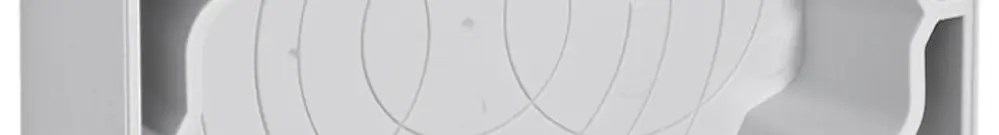 Flansch Hager HAK 102×135×23.6mm Kunststoff 25.2…63.5mm 