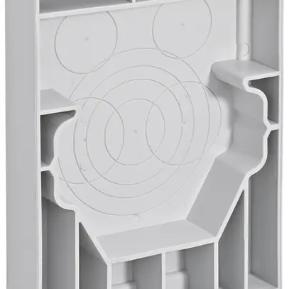 Flansch Hager HAK 102×135×23.6mm Kunststoff 25.2…63.5mm 
