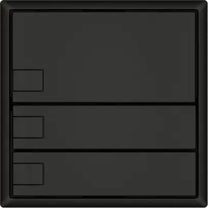 Poussoir universel EDIZIO.liv UNI SNAPFIX® 12…48V s.LED 3× comm.1T no 