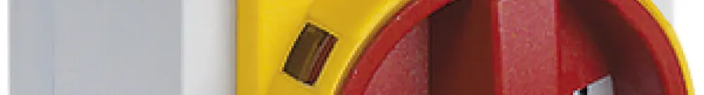 Interruttore rotativo AP K&N CA11.A292/CH071.*PN4, 20A/690V 0/3L rosso/giallo 