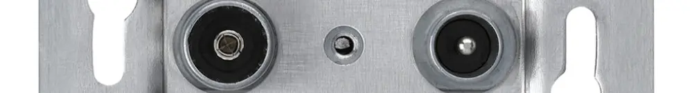 Intérieur pour prise de passage R/TV Hager 19dB avec plaque de fixation 