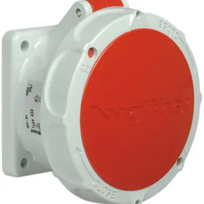Prise INC CEEtyp 5L 16A 6h droite verrouillable 
